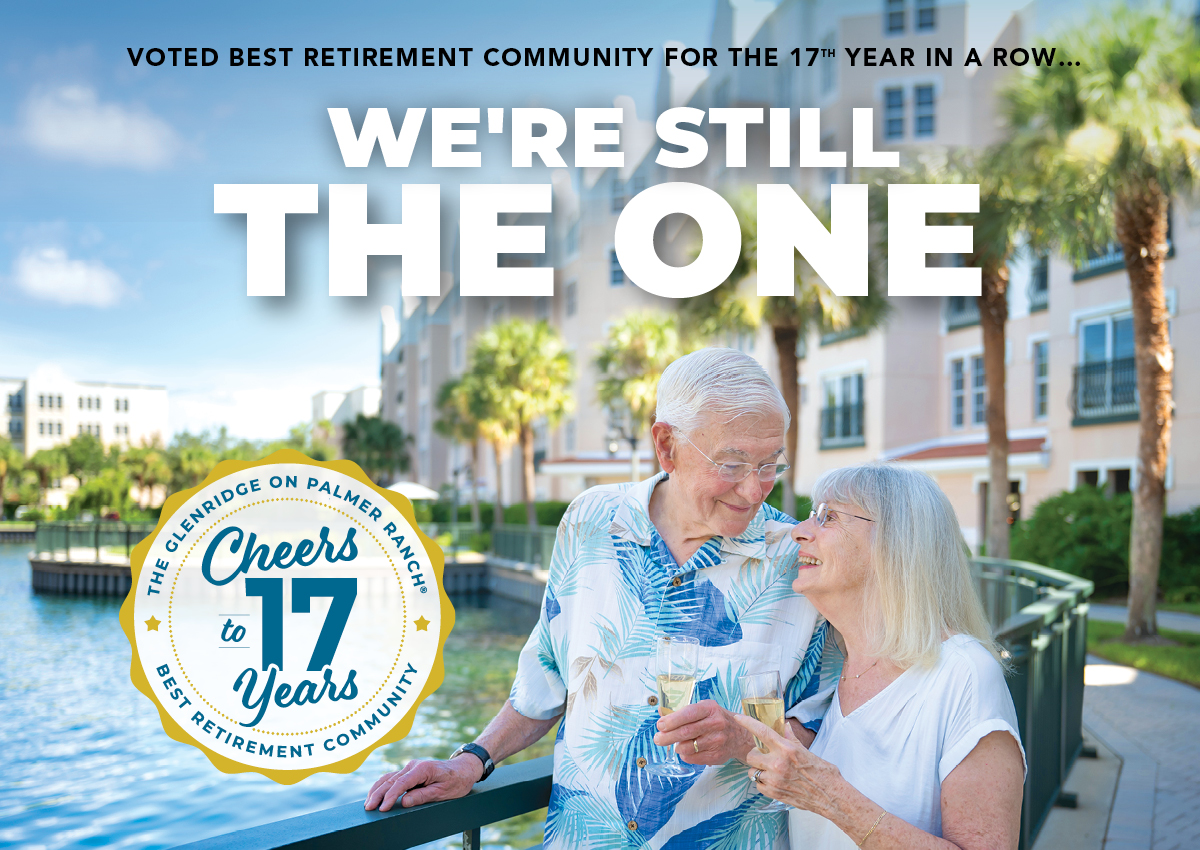 THE GLENRIDGE VOTED BEST OF SARASOTA 17 YEARS IN A ROW!